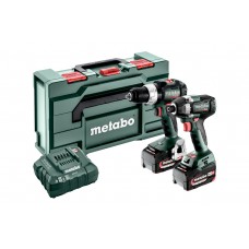 COMBO METABO 2.8.8-18 V TRAPANO AVVITATORE A PERCUSSIONE SB 18 LT BL + AVVITATORE A MASSA BATTENTE SSD 18 LT 200 BL
